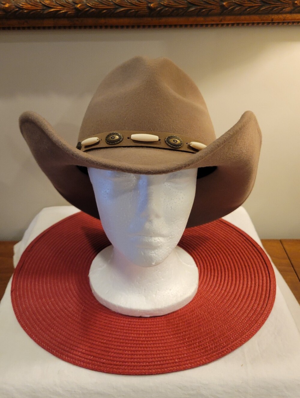 🐴EUC~ SCALA SEDONA Wool Felt Outback Cowboy Hat